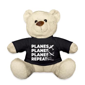 Avions - Nounours - noir - Devant