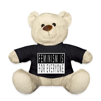 a womans place gift abortion rights abortion low - Teddy Bear - black - Front