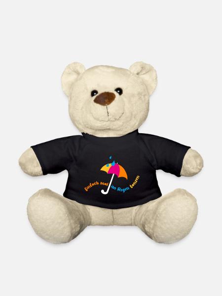 Im Regen tanzen - Teddy - Schwarz