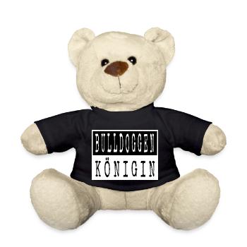 zitat spruch geschenk bluthund hundefreund humor - Teddy - Schwarz - Vorne