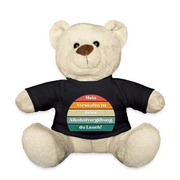 Trinkspruch fürs Vorsaufen I Vortrinken Party - Teddy - Schwarz - Vorne