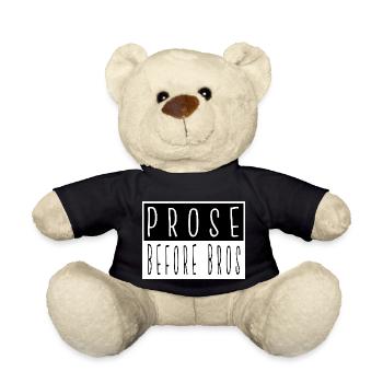 i love books animal humor geek comics book reader - Teddy - Schwarz - Vorne