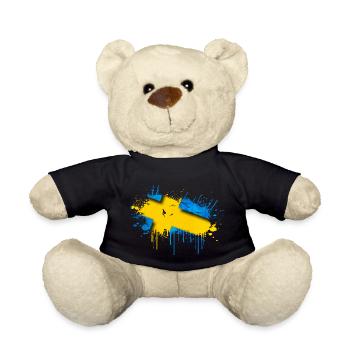 Suède Suède Scandinavie Pays nordiques Viking Europe - Nounours - noir - Devant
