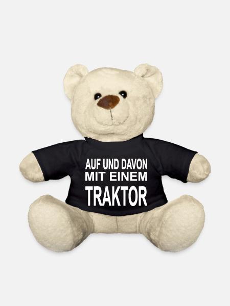 Traktor - Teddy - Schwarz