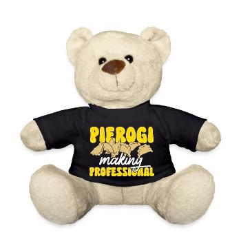 Polnisches Essen Pierogi - Teddy - Schwarz - Vorne