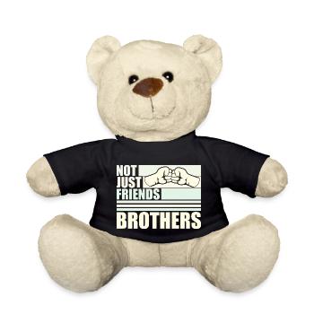 Pas seulement des amis Frères Correspondant Ami de la famille - Nounours - noir - Devant