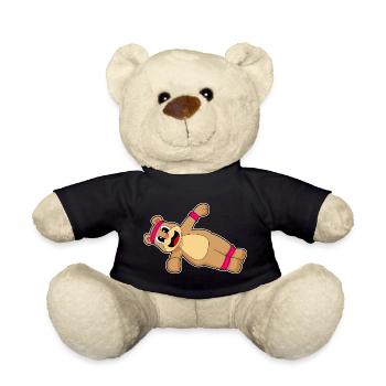 Bear Abdominal Training Bodybuilding - Teddy Bear - black - Front