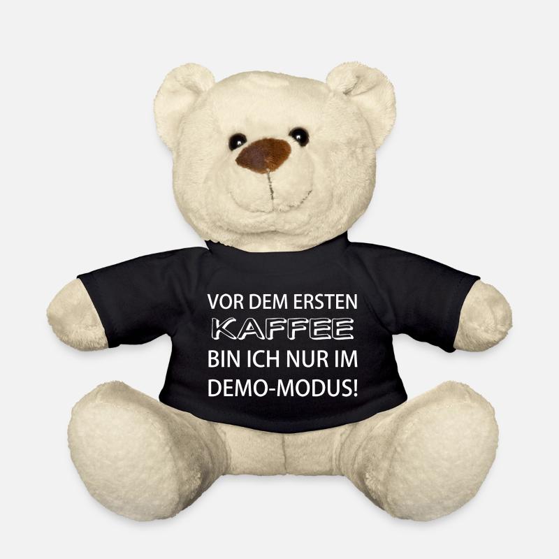 Vor dem ersten Kaffee bin ich nur im Demo-Modus - Teddy - Schwarz