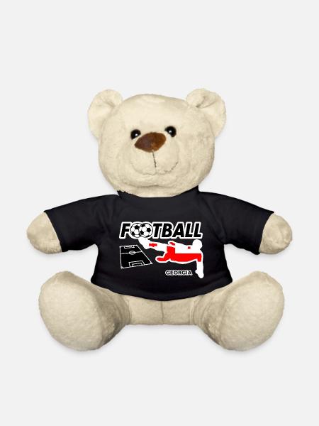 Soccer Fever Georgia - Teddy Bear - black