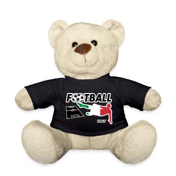 Football fever Italy - Teddy Bear - black - Front