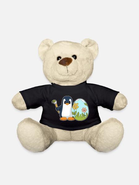 Pinguin Ostern Osterei - Teddy - Schwarz