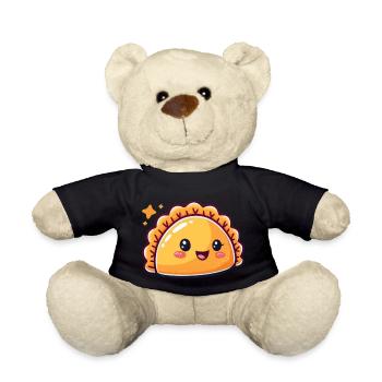 Cute Empanada Comic - Teddy Bear - black - Front