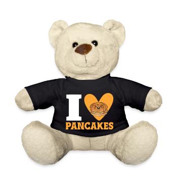 Pancake Breakfast Pancakes - Teddy Bear - black - Front
