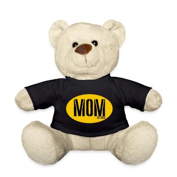 MOM Est 2025 Vintage Oval - Teddy - Schwarz - Vorne