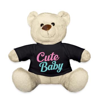 Cute baby - Teddy Bear - black - Front