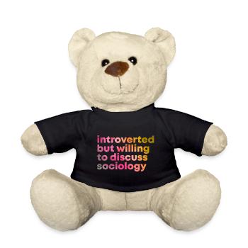 sociologie - Nounours - noir - Devant