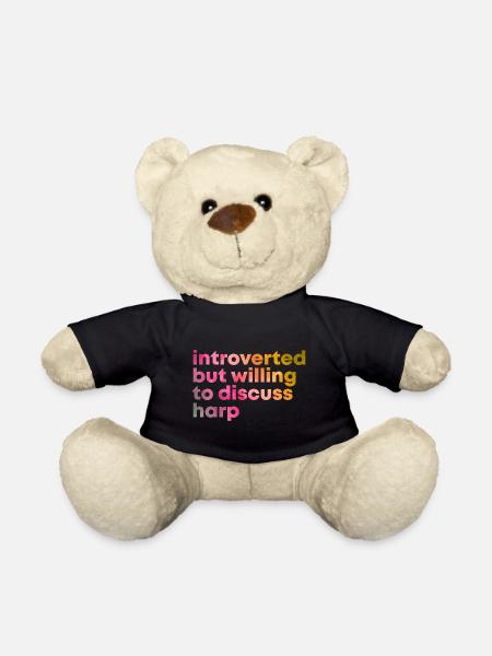 Harfe Harfe Harfe - Teddy - Schwarz