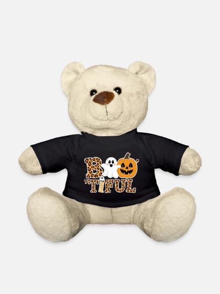 Leopard Halloween Boo Kollektion - Teddy - Schwarz