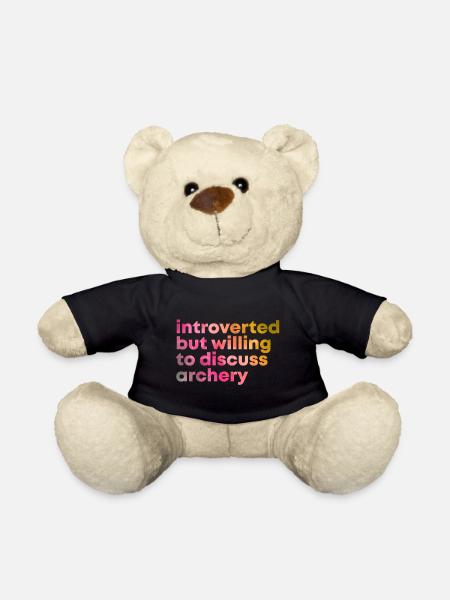 Bogenschießen Bogenschießen Bogenschießen - Teddy - Schwarz