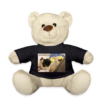 Schäfchen Plüschtier mit US Flagge Design - Teddy - Schwarz - Vorne
