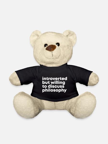 Philosophie Philosophie Philosophie - Nounours - noir
