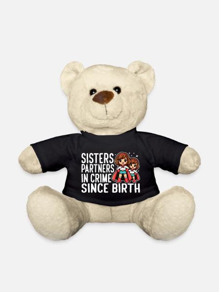 SCHWESTERN: KOMPLIZINNEN SEIT IHRER GEBURT - Teddy - Schwarz