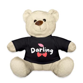 Darling I love you - Teddy Bear - black - Front
