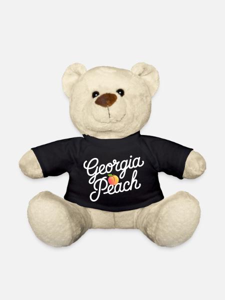 Georgia Peach Script - Teddy Bear - black
