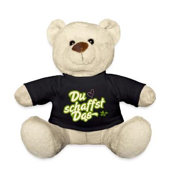 Du schaffst das - Teddy - Schwarz - Vorne