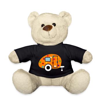 Caravan only confetti weiss - Teddy - Schwarz - Vorne