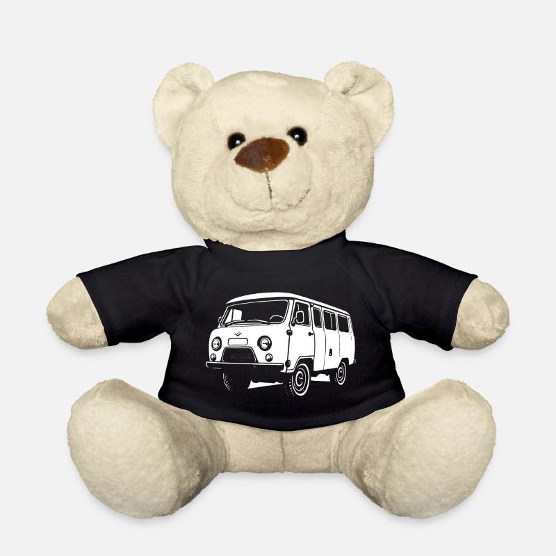 Brotbox auf Rädern - Teddy - Schwarz
