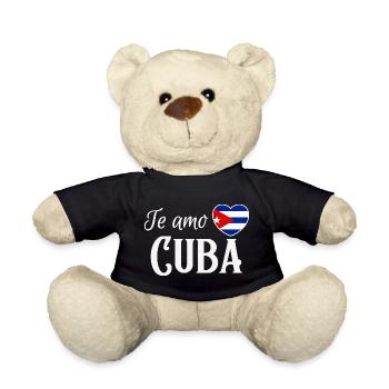 Ich liebe Kuba, made in Cuba - Teddy - Schwarz - Vorne
