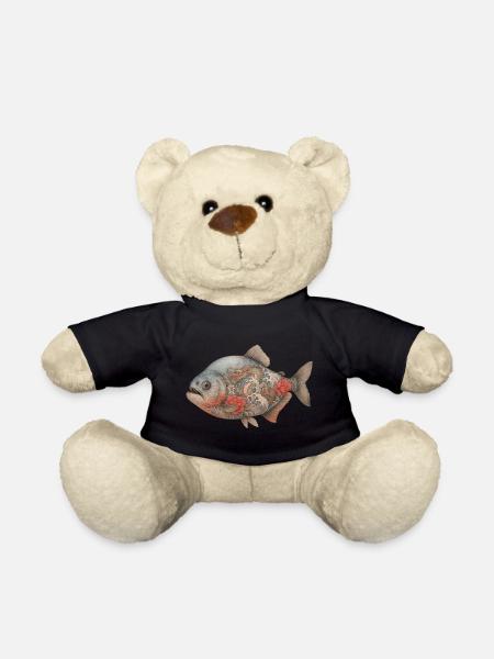 Yakuza Piranha - Teddy - Schwarz