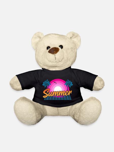 Strand Warmes Wetter 80er/90er Sommer Sonne - Teddy - Schwarz