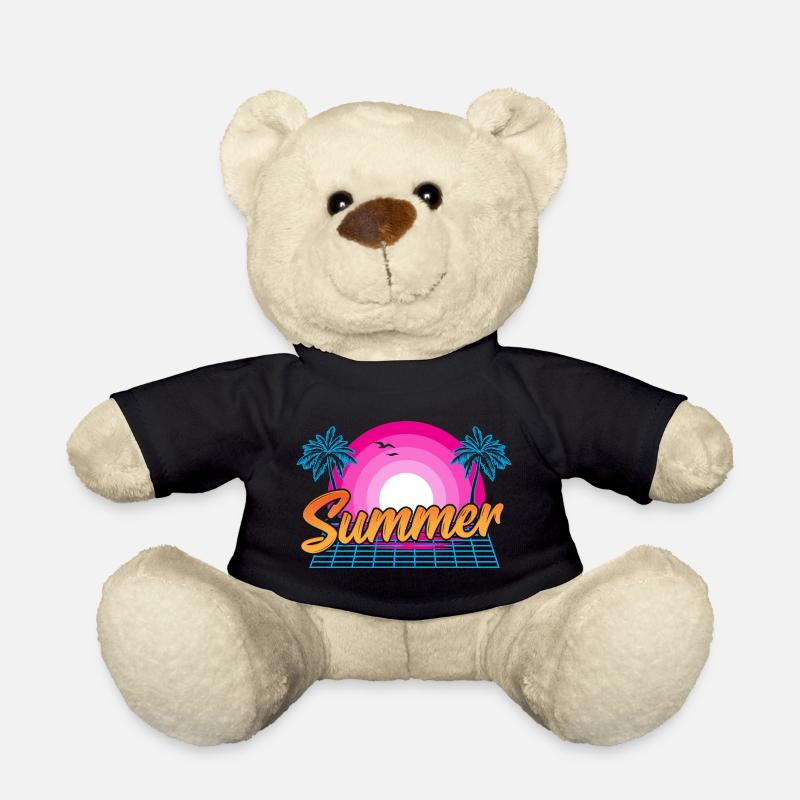 Strand Warmes Wetter 80er/90er Sommer Sonne - Teddy - Schwarz