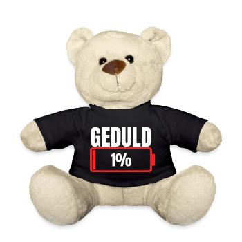 Patience 1 % batterie vide - Nounours - noir - Devant