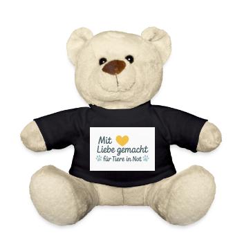 For animals in need - Teddy Bear - black - Front