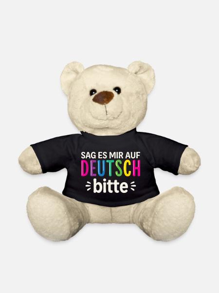 Deutschland Zweisprachiger Deutschlehrer - Teddy - Schwarz