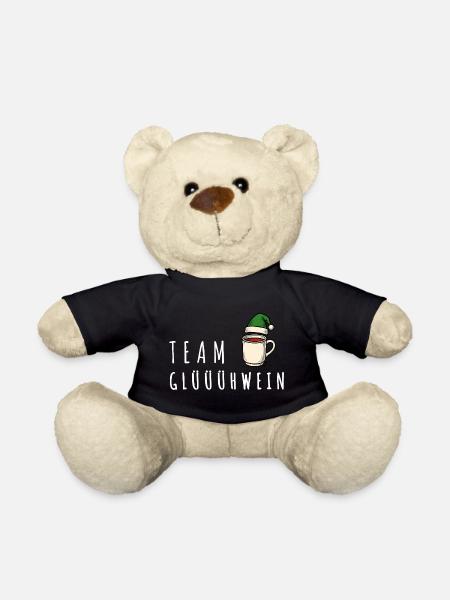 Team Glühwein – Adventmarkt Punsch Weihnachten - Teddy - Schwarz