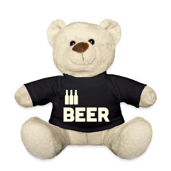 Bierliebhaber - Teddy - Schwarz - Vorne