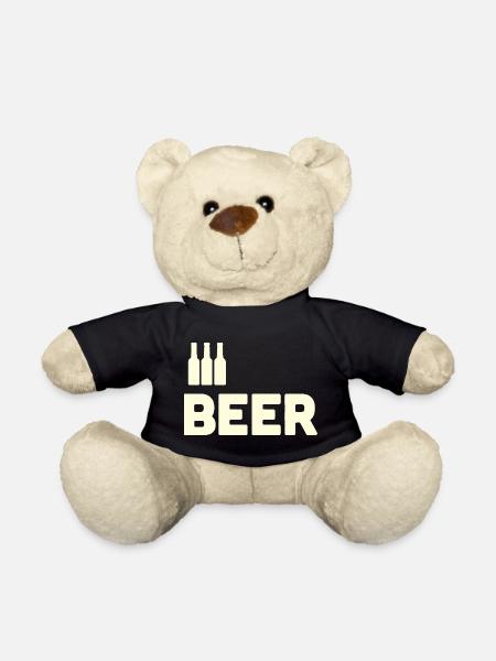 Bierliebhaber - Teddy - Schwarz
