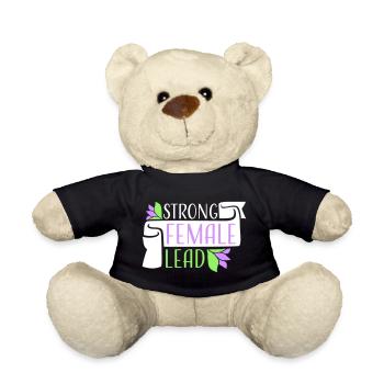 Strong Female Lead Feminismus Empowerment Frauen - Teddy - Schwarz - Vorne