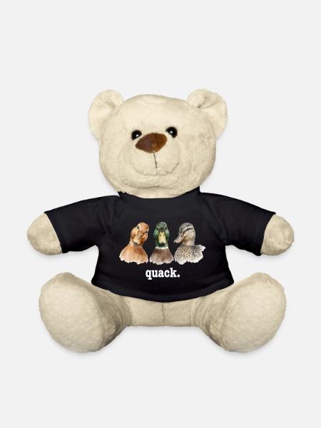 Entenquaken Lustiges Entenliebhaber-Quaken - Teddy - Schwarz