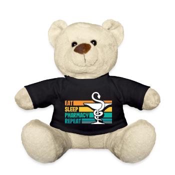 Apotheker Pharmazeutisch-technischer - Teddy - Schwarz - Vorne