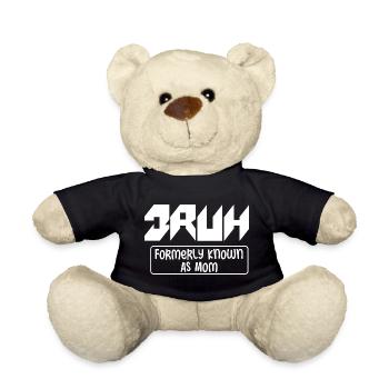 Blockiger Retro, früher bekannt als Mom - Teddy - Schwarz - Vorne