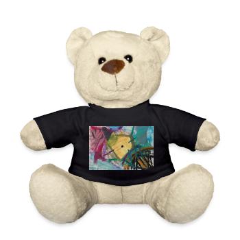 Gold Fountain - Teddy Bear - black - Front