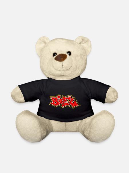 Biel Bienne Graffiti - Teddy Bear - black