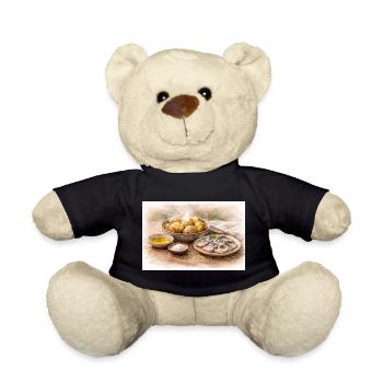 Jacket potatoes with herring Ukrainian - Teddy Bear - black - Front