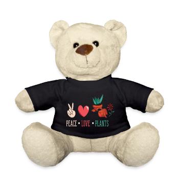 Amateur des plantes Paix Amour Plantes Fleurs succulentes - Nounours - noir - Devant