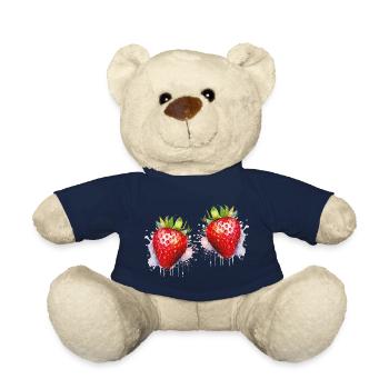 Wasserfarbene Erdbeeren  - Teddy - French Navy - Vorne